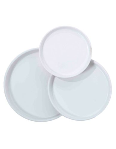 Talerz/Taca Biały Ceramika D21 cm