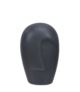 Wazon ceramika czarny Głowa H21,5