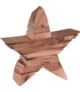 Gwiazda drewniana stojąca H20 x 5,5 cm