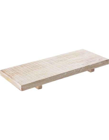 Deska drewniana bielona prostokąt 30,5X15,5 cm