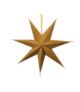 Gwiazda papierowa złota z połyskiem D60cm
