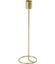 Świecznik Metal Pojedynczy Złoty H25,5cm