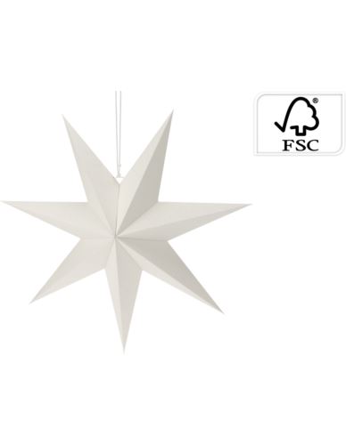 Gwiazda papierowa Biała D60cm