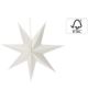 Gwiazda papierowa Biała D75cm