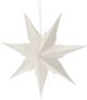 Gwiazda papierowa Biała  D60cm Wycinanka