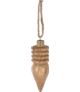 Zawieszka Drewno Ornament H10,5cm