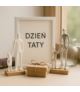 Statuetka Mężczyzna z dzieckiem srebrna H24cm
