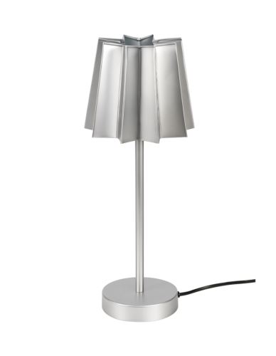 Lampka Nocna Stalowy Klosz