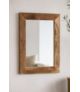 Lustro 50X70 cm Drewno tekowe