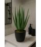 Aloes sztuczny w czarnej doniczce 45cm